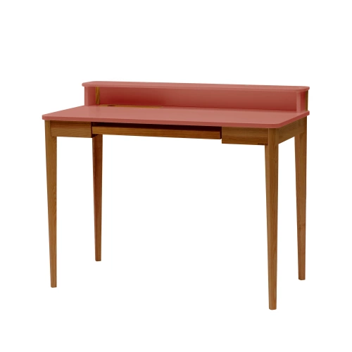 Biurko Ashme Szuflada Klawiaturowa, Dąb Ciemny Koralowy