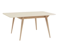 Rozkładany stół jadalniany Envelope BOLD 120x80cm Wapień, Jesion 