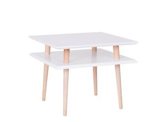 Stolik Kawowy SQUARE 55x55x45cm Biały