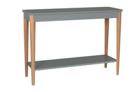 Konsola Jesionowa ASHME 105x35cm - Ciemnoszara