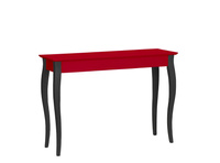 Konsola LILLO 105x35cm  Czarne Nogi / Czerwona