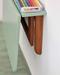 KLAPP Stół Ścienny Opadający 60x70cm Jesion Czarny