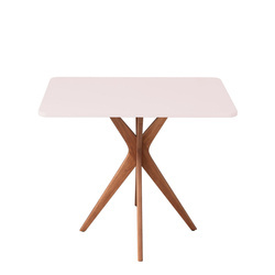 Prostokątny Stół JUBI 55x80cm Dąb Różowy