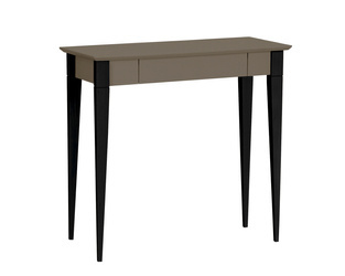 Biurko MIMO z Szufladą 85x40cm Czarne Nogi Bobrza Glina