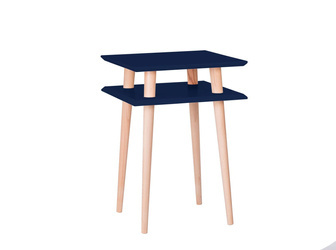 Stolik Kawowy SQUARE 43x43x61cm Granatowy