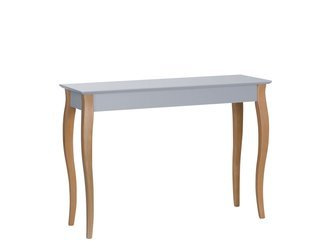 Konsola LILLO 105x35cm Białe Nogi / Ciemnoszara