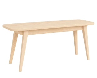 Ławka 120x32x45cm ENVELOPE Jesion