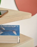 Stolik nocny z szufladą DABI MINI prawdziwy wapień