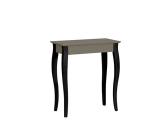 Biurko LILLO 65x40cm Czarne Nogi / Bobrza Glina