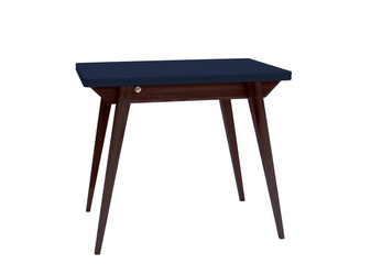Stół ENVELOPE Rozkładany 90x65cm Granatowy Orzech