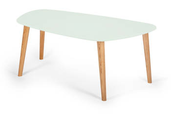 Stolik Kawowy Endocarp 110x66x45cm -  Ulotny Miętowy / Jesion