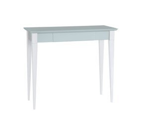 Biurko MIMO z Szufladą - 85x40cm Białe Nogi / Jasnoszare