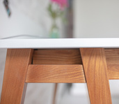 Biurko LUKA 110x50cm z Szufladą Dąb Szałwiowy