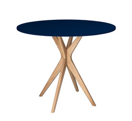 Mały Okrągły Stół JUBI śr. 60cm Granatowy