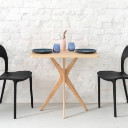 Prostokątny Stół JUBI 55x80cm Jesion