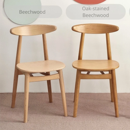 Krzesło z litego drewna BiJU buk