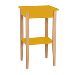 Stolik Nocny ENTLIK 40x35xH70cm Ciemna Cytryna (Żółty)