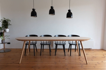 Stół Contrast 240cm x 80cm Jesionowy