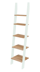 Regał Drabinka ASHME 45x35x180cm - Jesionowe Półki / Ulotny Miętowy
