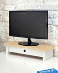 Podstawka Pod Monitor JUBI 60x24cm Jesion Jasnoszara