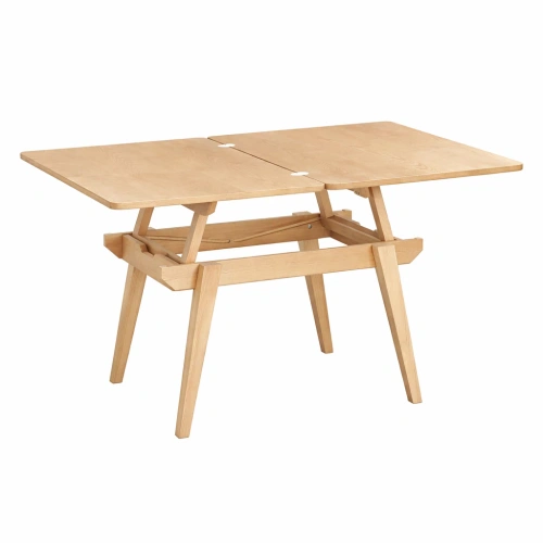 Stolik kawowy z podnoszonym blatem Envelope 90x65cm | jesion 