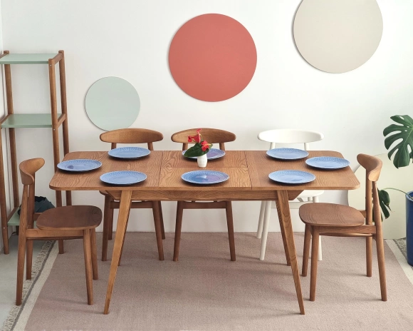 Rozkładany stół jadalniany Envelope BOLD 120x80cm Orzech