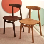 Drewniane krzesło do jadalni Biju Orzechowe