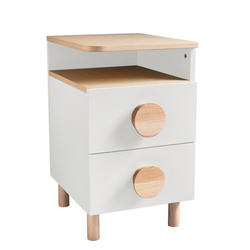 Szafka Nocna DABI 41x50cm Prawa Biała