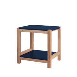 Stolik Pomocnik Stołek TRIVENTI Granatowy