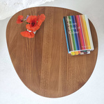 Mały Stolik Cells Mini 50x50x50cm Kawa z Mlekiem Biały Jesion