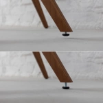 Stół Półowalny JUBI Racetrack 90x90cm Bobrza Glina