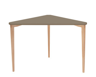 Biurko narożne Naja bobrza glina