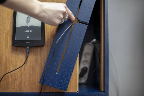 Szafka Nocna z Szufladami DIAMOND 50x40x47cm Fornir