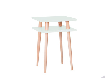 Stolik Kawowy SQUARE 43x43x61cm Ulotny Miętowy