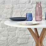 Okrągły Stół Jadalniany JUBI śr. 90cm Petrol Blue