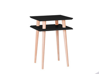 Stolik Kawowy SQUARE 43x43x61cm Czarny