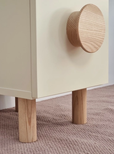 Stolik nocny z szufladą DABI MINI prawy Delikatny Niebieski