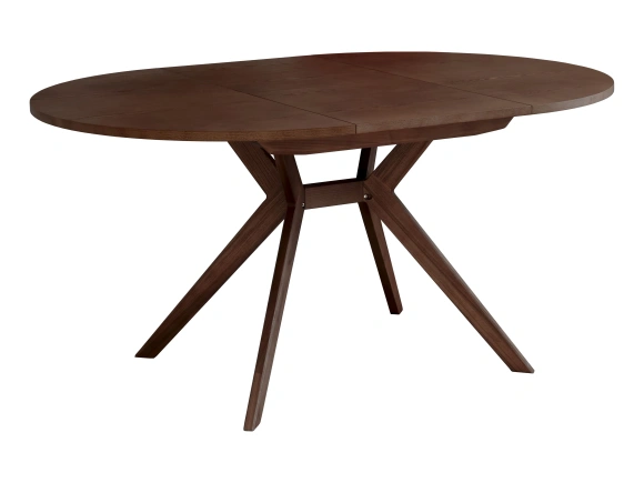 Okrągły rozkładany stół jadalniany 110cm Biju Orzech