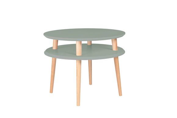 Stolik Kawowy UFO śr. 57cm wys. 45cm Szałwiowy