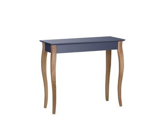 Konsola LILLO 85x35cm  Białe Nogi / Grafitowa