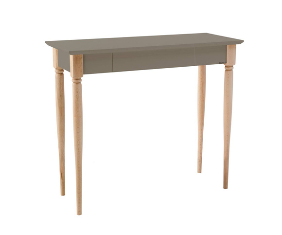 Biurko MAMO z Szufladą 85x40cm - Brązowy / Glina / Beige grey