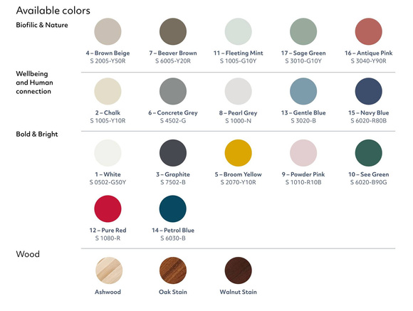 Kwietnik MAGLA 55x91cm Jesion Szałwiowy