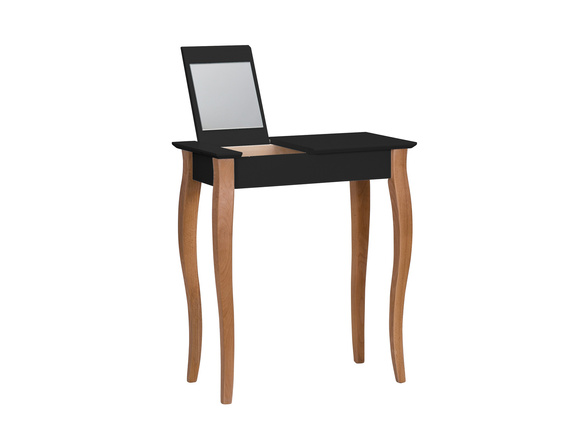 Toaletka LILLO z Lusterkiem 65x35cm Czarny