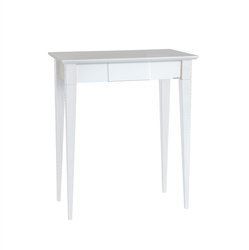 Biurko MIMO z Szufladą - 65x40cm Białe Nogi / Białe