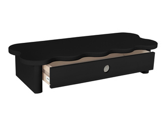 Podstawka Pod Monitor z Szufladą FLOWER 60cm Czarna