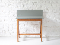 Biurko LUKA 110x50cm z Szufladą Dąb Szałwiowy