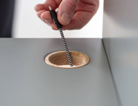 Biurko LUKA 110x50cm z Szufladą Dąb Szałwiowy