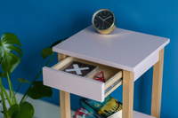 Stolik Nocny ENTLIK 40x35xH70cm Czarny