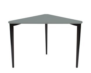 Biurko Narożne NAJA 114 x 85cm Ciemnoszare Czarne Nogi