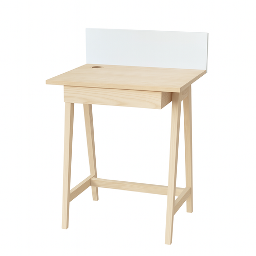 Biurko LUKA 65x50cm z jedną szufladą Jesion